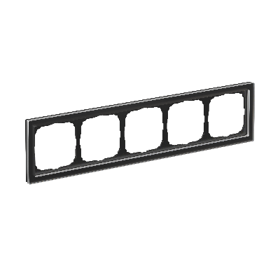 ARTGALLERY PURE 5-постовая РАМКА, ОРГАНИЧЕСКОЕ СТЕКЛО ЧЕРНЫЙ