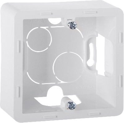 Коробка накладного монтажа 1 пост INSPIRIA белый