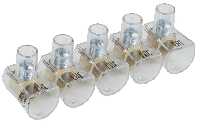 Зажим винтовой концевой изолированный КЗВИ 16мм2 5x1