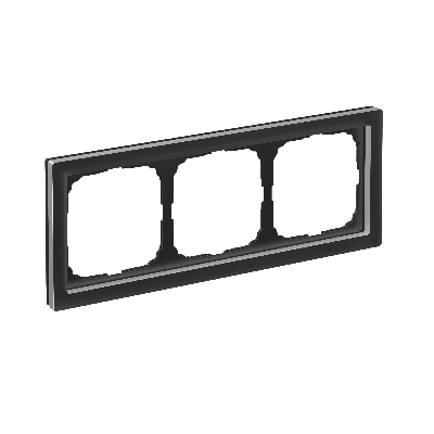 ARTGALLERY PURE 3-постовая РАМКА, МАТОВОЕ ОРГАНИЧЕСКОЕ СТЕКЛО ЧЕРНЫЙ