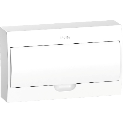 Щит распределительный навесной белый City9 (ЩРн-П-18) дверь белая на 18 модулей IP40