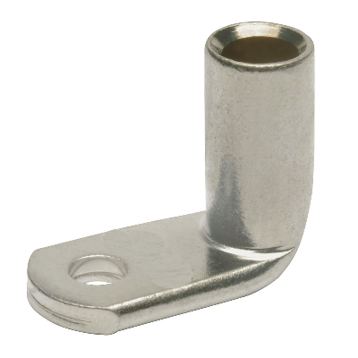 Наконечник кольцевой под винт гнутый под 90 градусов 16мм.кв. винт 10мм.