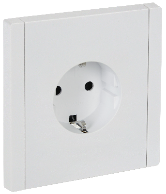 FORTE&PIANO Розетка 1-местная с заземлением без защитных шторок винтовое крепление 16А FP216 белый IEK