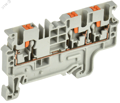 Колодка клеммная CP-MC 3 вывода 2,5мм2 серая IEK