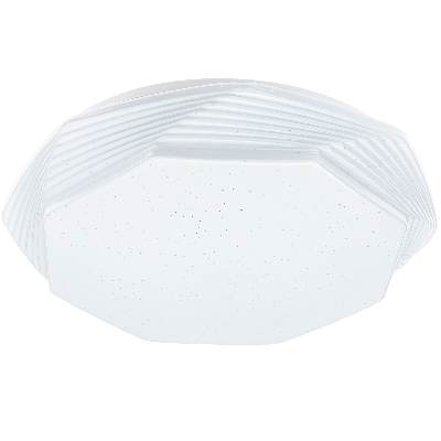 Светильник потолочный светодиодный диммируемый, MIRA, с ДУ, 3 режима, 400x75мм, 48Вт, 2700-6400К, 20м, белый, 52210 2, Ritter