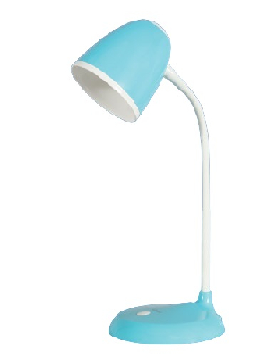 Светильник настольный TLI-228 BLUE E27 60W. ЦокольЕ27. Механический выключатель. Синий