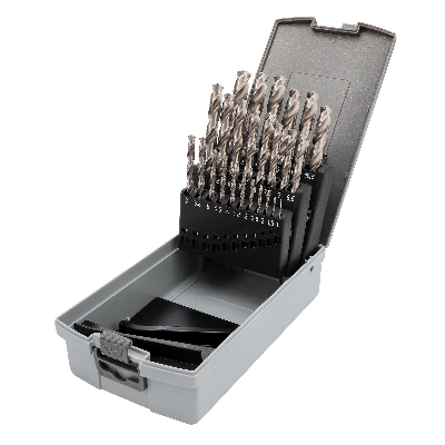 Набор сверл по металлу 1-13мм 25шт HSS-G 135° DIN338
