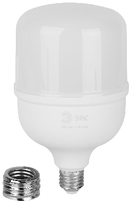 Лампа светодиодная высокой мощности LED 80 Вт 8000Лм 6500К T120 холодный E27/E40 (переходник) 170-265В LED POWER T120-80W-865-E27/E40 Green Line