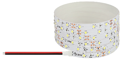 Лента светодиодная 4,8Вт/м 12В 6500К IP20 60LED/м LS2835-60LED-IP20-W-eco-5м
