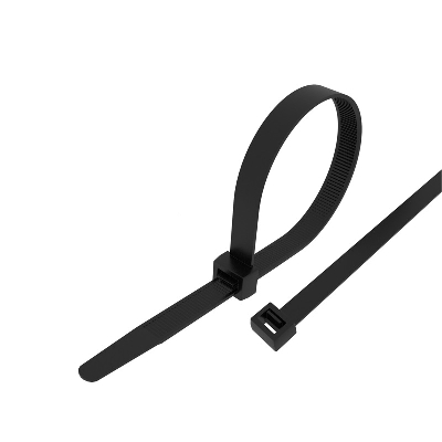 Хомут-стяжка кабельная нейлоновая 100x2,5 мм, черная, упаковка 100 шт, REXANT