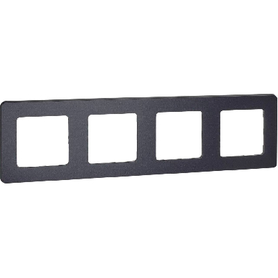 Рамка 4 поста INSPIRIA антрацит