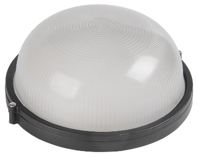 Светильник НПП1301 черный/круг 60 Вт IP54