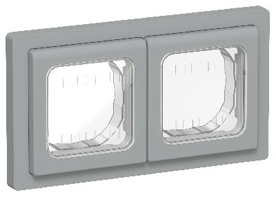 FLITE Рамка 2-местная IP55 Рпро-2-55-ФлС серый IEK
