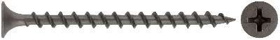 Саморез гипсокартон/дерево 3,5х51 черный (17шт)
