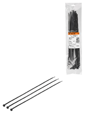 Хомут 4,8х350мм нейлон (черный) (100шт) TDM