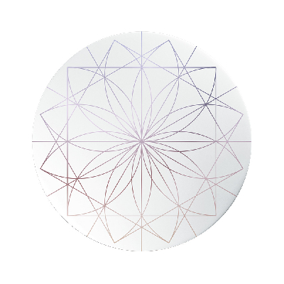 Светильник светодиодный ДБО-24w 4000К 1840м IP20 матовый рисунок с декоративным узором ''Астра'' Jazzway