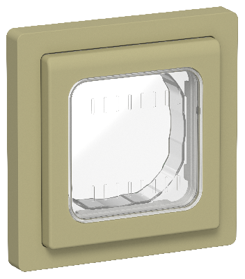FLITE Рамка 1-местная IP55 Рпро-1-55-ФлО оливковый IEK