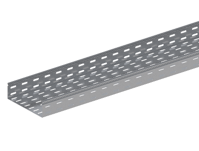 Лоток прямой замковый перфорированный ЛМс-ПЗ 300х100-1,5ц УТ2,5 (L=2000мм)