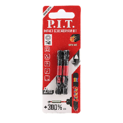 Бита ударная   T40x50 мм 2 шт в уп.