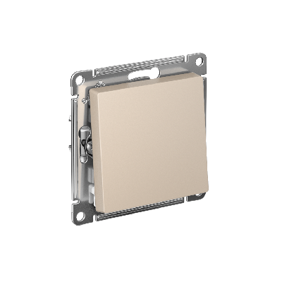 ATLASDESIGN Перекрестный ПЕРЕКЛЮЧАТЕЛЬ, сх.7, 10АХ, быстрозажимные клеммы, ПЕСОЧНЫЙ