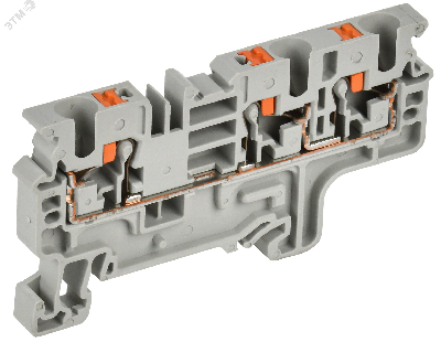 Колодка клеммная CP-MC 3 вывода 4мм2 серая IEK