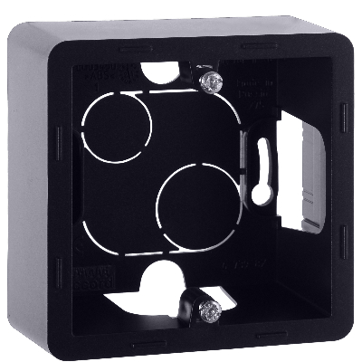 Коробка накладного монтажа 1 пост INSPIRIA антрацит