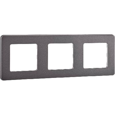 Рамка 3-местная дымчатый INSPIRIA
