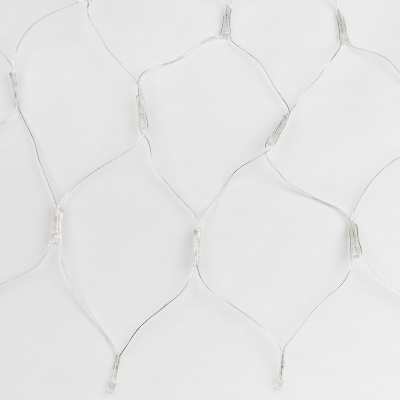 Сетка светодиодная 240 светодиодов 2.5х2 м белая IP20 провод прозрачный ULD-N2520-240/STA WHITE IP20