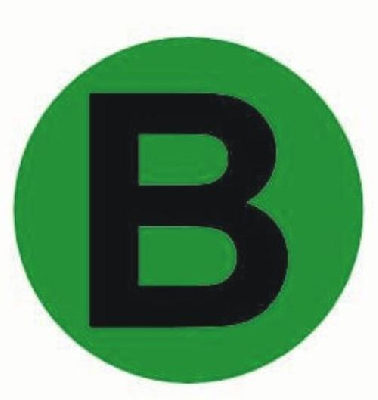 Наклейка 'B'd=20мм PROxima