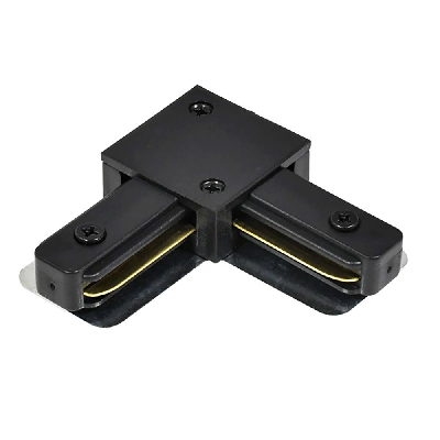 Коннектор угловой черный для шинопровода CAB1007