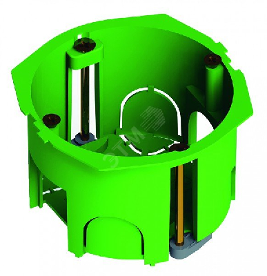 Коробка установочная 68х45мм пластиковые лапки ГИПРОК