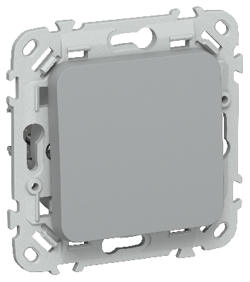 FLITE Выключатель 1-клавишный 10А ВС11-1-0-ФлС серый IEK