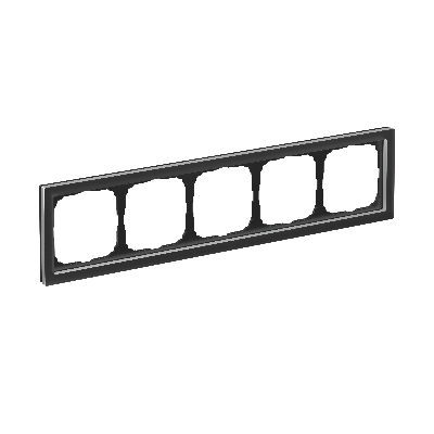 ARTGALLERY PURE 5-постовая РАМКА, МАТОВОЕ ОРГАНИЧЕСКОЕ СТЕКЛО ЧЕРНЫЙ