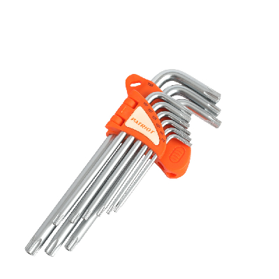 Набор ключей  SKТ-9L, TORX, длинные, T10-T50, CRV, 9 шт