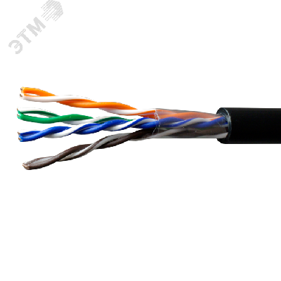 Витая пара SUPRLAN Median UTP 5e 4x2xAWG24 Cu PE Out.