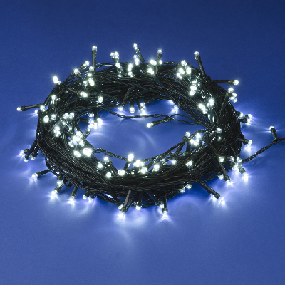 Гирлянда светодиодная 10 м ULD-S1000-100/DGA WHITE IP20 100 светодиодов зеленый провод