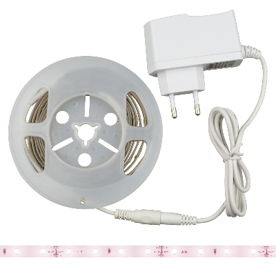 Комплект светодиодной ленты 2м ULS-P71-2835-42LED/m-IP65-2M-SPLE RRP18C00 Спектр для фотосинтеза Адаптер 18Вт Блистер