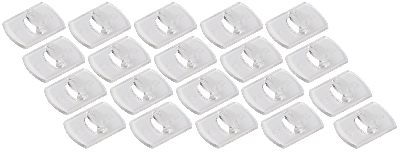 Клипсы для гирлянд с технологией бесследного удаления 100 шт, 120 полосок до 200 г прозрачные SCC-D20-T100 СИЛА