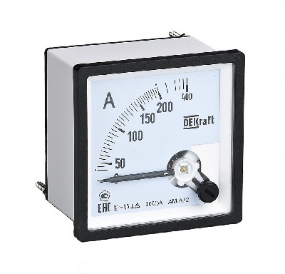 Амперметр аналоговый 150/5А AC 72х72мм КТ 1,5 трансформаторное подключение