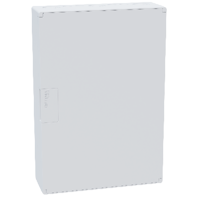 Щит распределительный навесной с пласт. белой дверцей на 24 модуля, OptiBox Pro 24-NNR-IP40