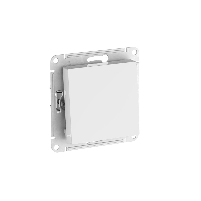 ATLASDESIGN AQUA 1-клавишный ПЕРЕКЛЮЧАТЕЛЬ IP44, сх.6, 10АХ, быстрозажимные клеммы, БЕЛЫЙ