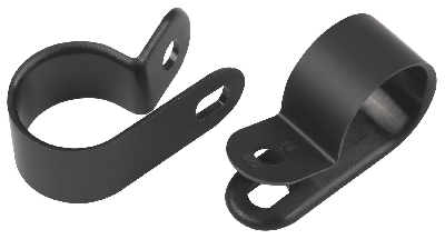 Скоба кабельная нейлоновая под вин 6 ммт NO-225-296 чёрная 10 шт