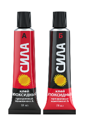 Клей эпоксидный тубы 2х18 мл блистер SEBL1-36 СИЛА