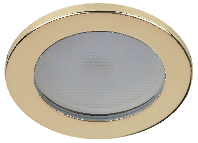 Светильник встраиваемый влагозащищенный KL95 GD GX53 IP44 золото