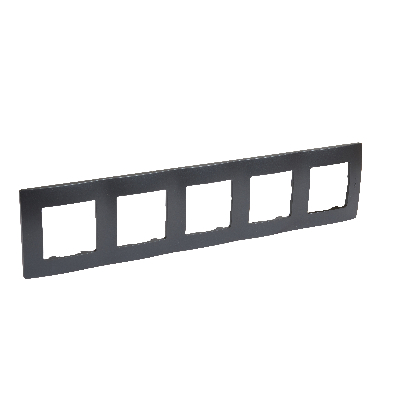 ETIKA Рамка 5 постов антрацит