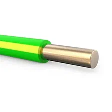 Провод силовой ПуГВнг(А)-LS 1х0,5 зелено- желтый 100м
