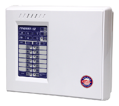 Прибор приемно-контрольный охранно-пожарный Гранит-12А с GSM-коммуникатором