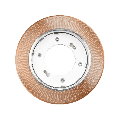 Светильник светодиодный ДВО-15W встраиваемый под лампу GX53 декоративный с дополнительной подсветкой MG12 золотой без лампы