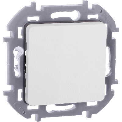 Выключатель одноклавишный INSPIRIA 10 AX 250 В~ белый