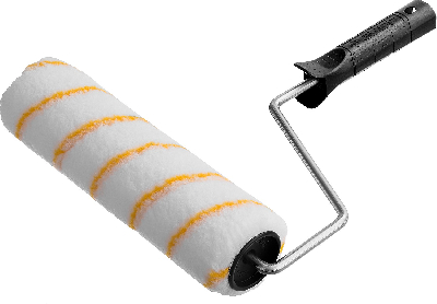 Валик малярный ГИРПАИНТ 48, 240 мм, d=48 мм, ворс 12 мм, ручка d=8 мм,